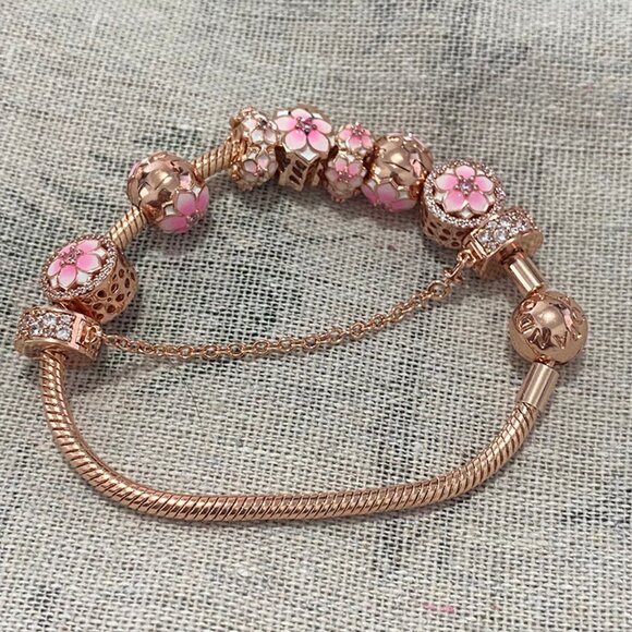 Pandora Rose Gold Bead Bracelet - Picture 3 of 6